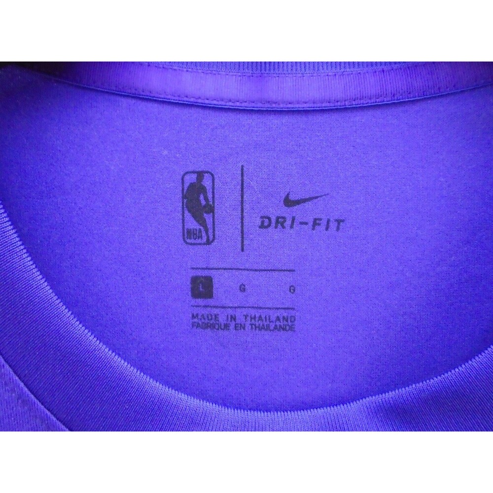 Nike Los Angeles Lakers NBA Authentics Long Sleeve Jersey Shirt Men's Size L - Picture 6 of 8